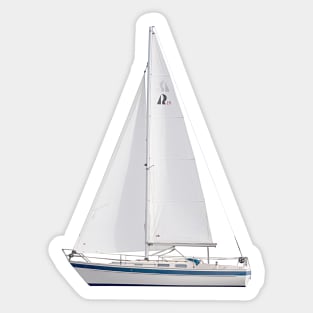 HR 29 Sailboat Sticker